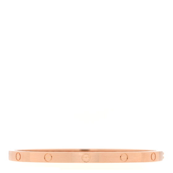 18K Pink Gold Small LOVE Bracelet 15