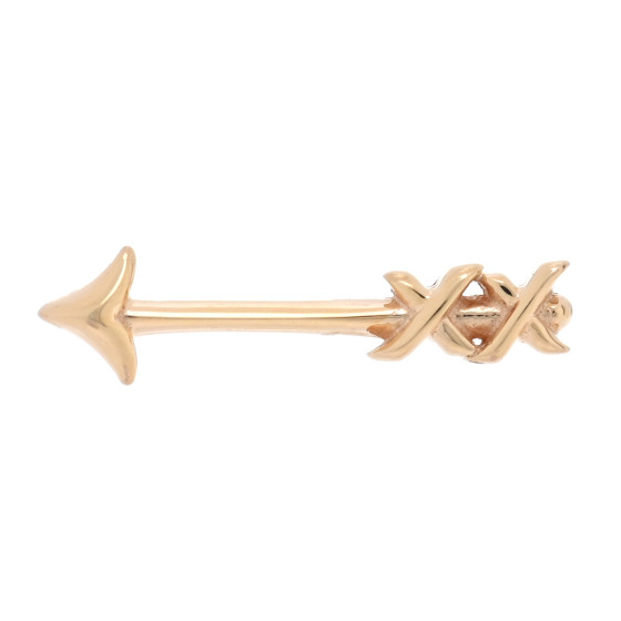 18K Rose Gold Paloma's Graffiti Arrow Single Earring