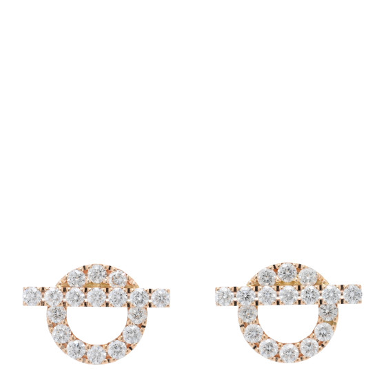 18K Rose Gold Diamond Finesse Earrings