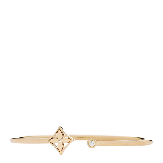 18K Yellow Gold Diamond Idylle Blossom Twist Bracelet