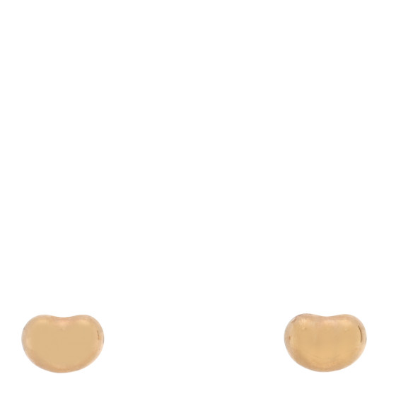 18K Rose Gold 5mm Elsa Peretti Bean Earrings