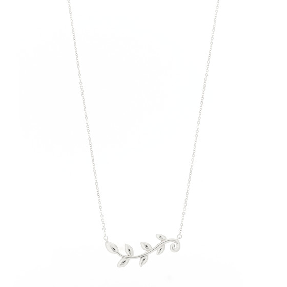 Sterling Silver Paloma Picasso Olive Leaf Vine Pendant Necklace