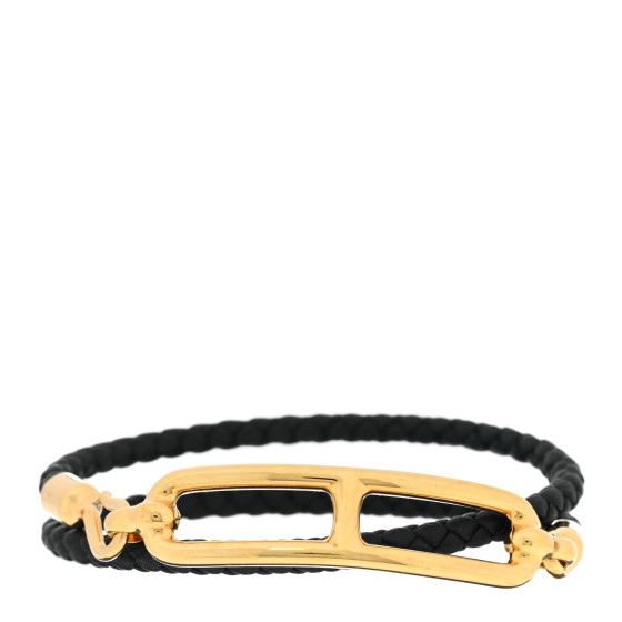 Swift Roulis Double Tour Bracelet Black