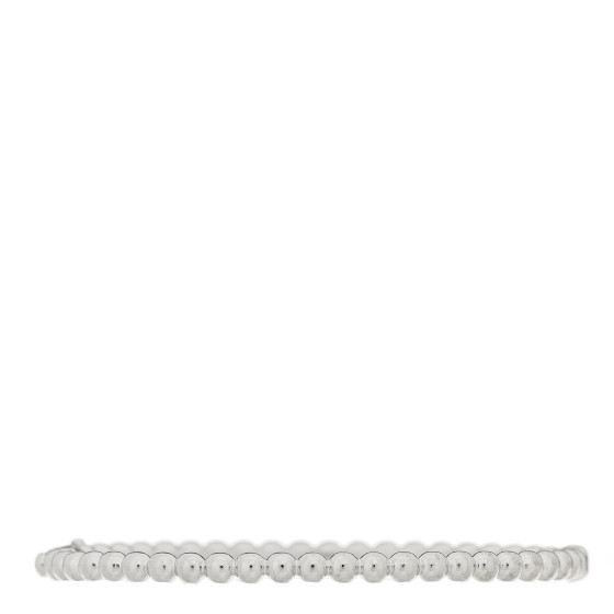 18K White Gold Perlee Pearls of Gold Bracelet S
