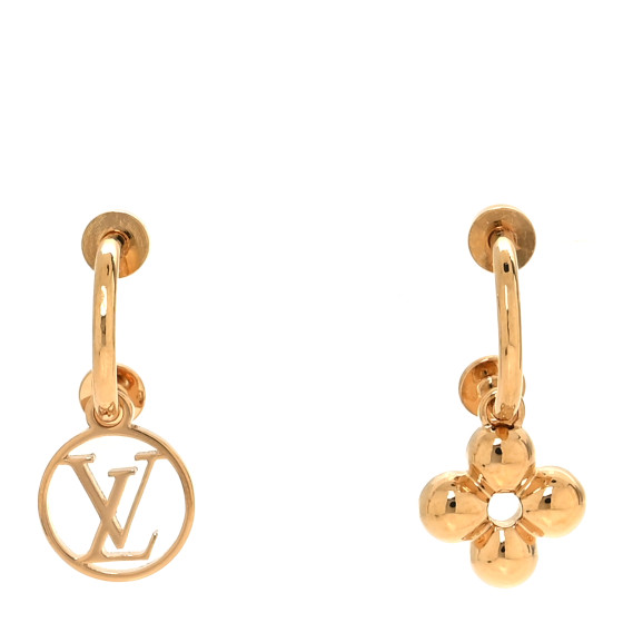 Brass Blooming Earrings Gold