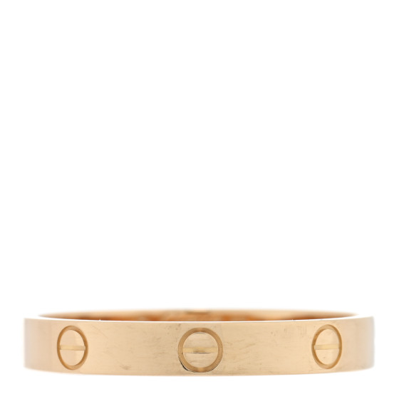 18K Yellow Gold 3.5mm LOVE Wedding Band Ring 67 11.75