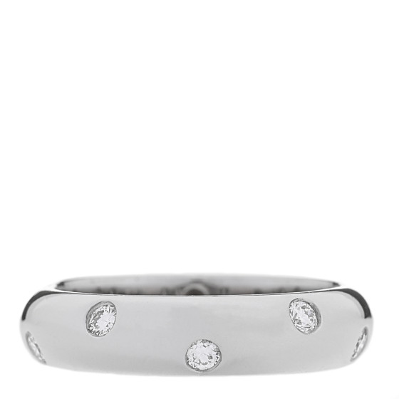 Platinum Diamond 4mm Etoile Band Ring 47 4.25