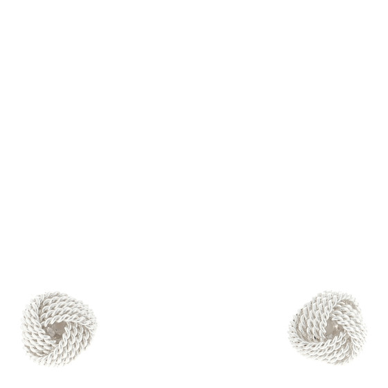 Sterling Silver Twist Knot Earrings