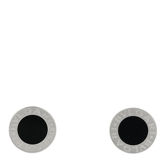 18K White Gold Black Onyx BVLGARI BVLGARI Stud Earrings