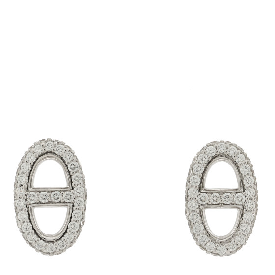 18K White Gold Diamond New Farandole Earrings