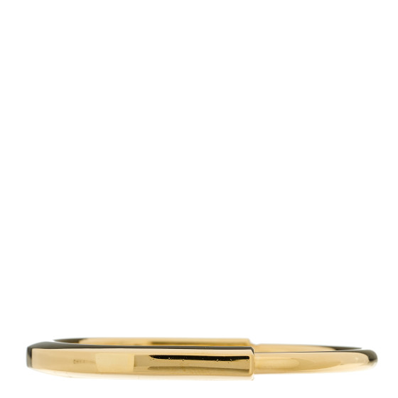18K Yellow Gold Tiffany Lock Bangle Bracelet