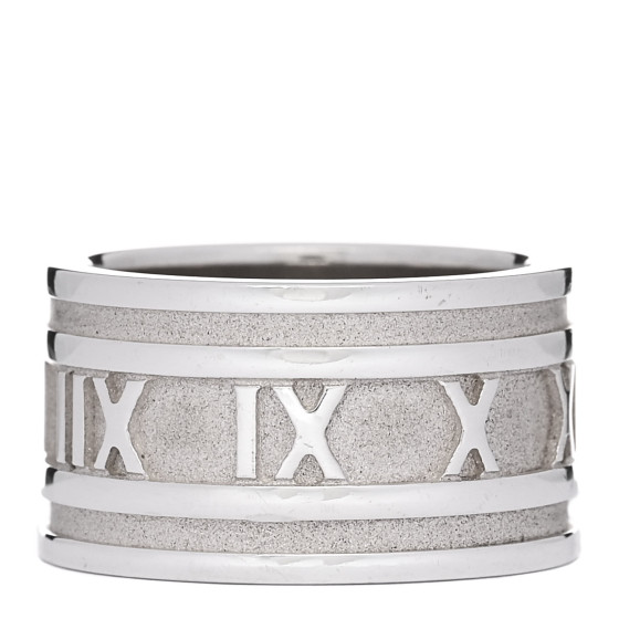 Sterling Silver 12mm Atlas Band Ring 55 7.25