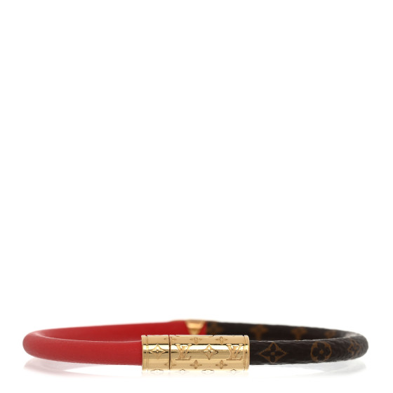 Monogram Daily Confidential Bracelet 17 Red