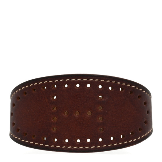 Barenia Perforated H Bracelet S Fauve