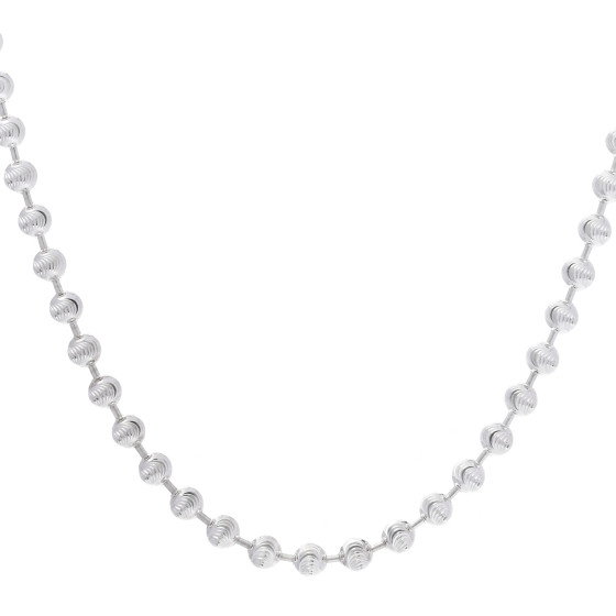 Sterling Silver Boule Toggle Necklace