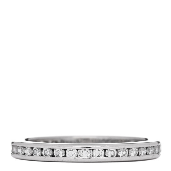 Platinum Diamond .50ctw 2mm Eternity Band Ring 53/6.5