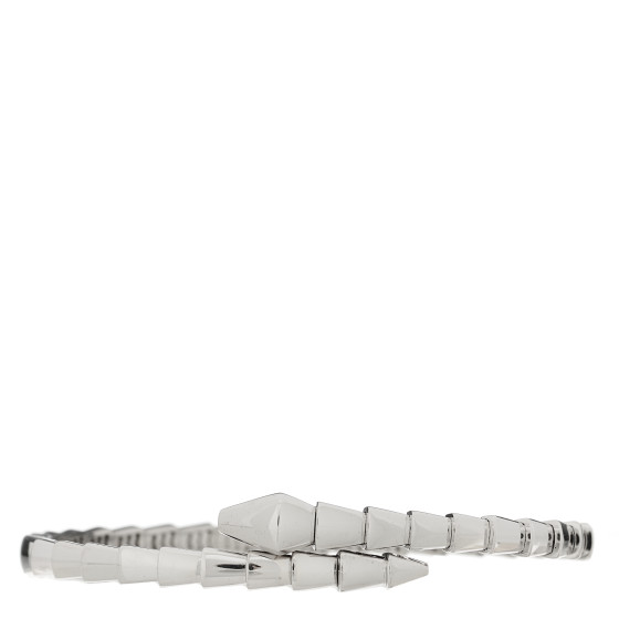18K White Gold Serpenti Viper Bracelet L