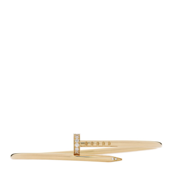 18K Yellow Gold Diamond Small Juste Un Clou Bracelet 15