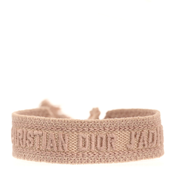 Woven Cotton J'Adior Friendship Bracelet Pink