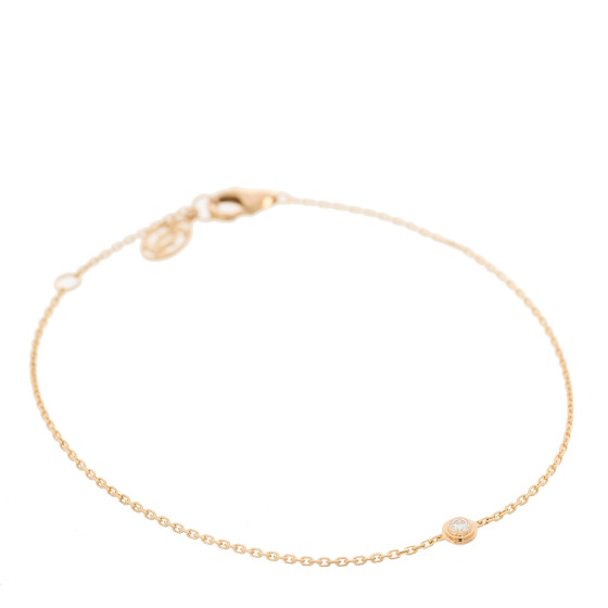 18K Pink Gold Diamond XS D'Amour Bracelet