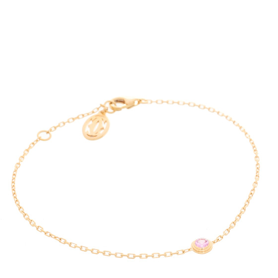 18K Pink Gold Pink Sapphire D'Amour Bracelet