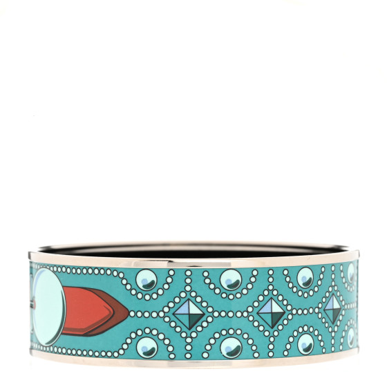 Enamel Printed Colliers de Chiens Wide Bracelet 70