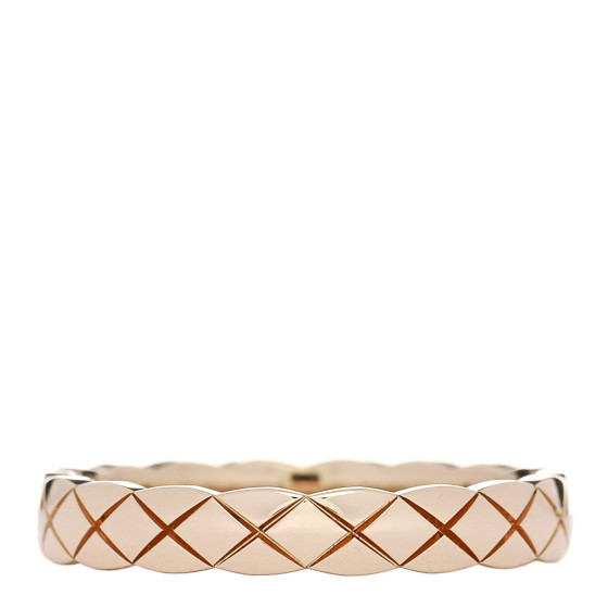 18K Beige Gold Mini Coco Crush Ring 53 6.25