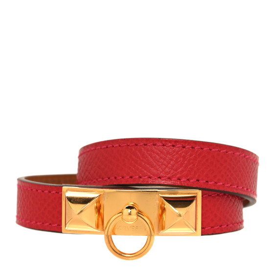 Epsom Rivale Double Tour Bracelet S Rouge Casaque