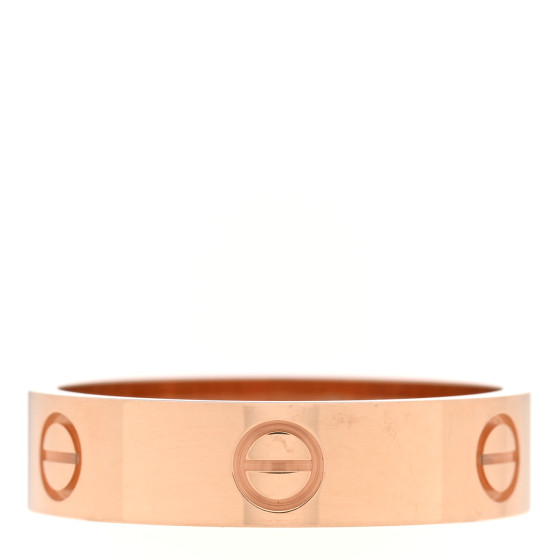 18K Pink Gold 5.5mm LOVE Ring 63 10.25