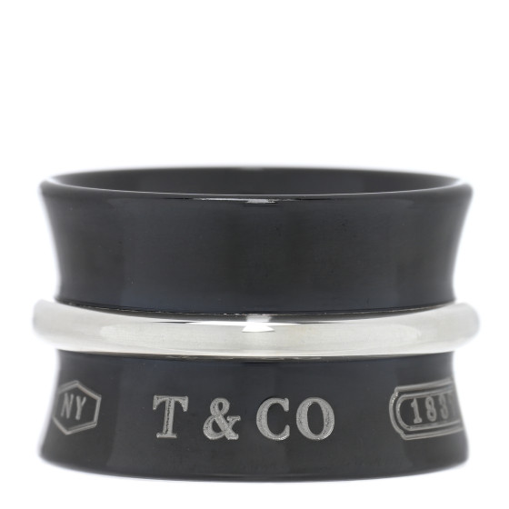 Sterling Silver Titanium 1837 Wide Ring 47 4