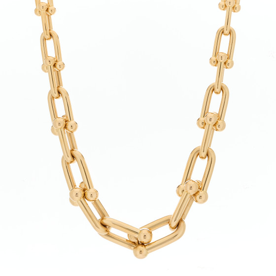 18K Rose Gold Hardwear Graduated Link Necklace