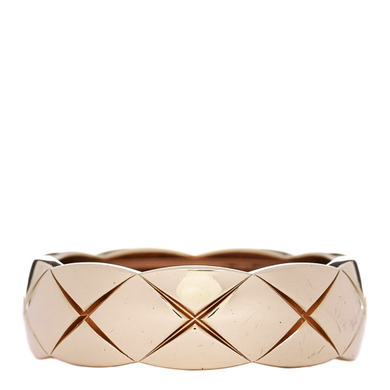 18K Beige Gold Small Coco Crush Ring 58 8.5