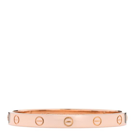 18K Rose Gold Love Bracelet 16