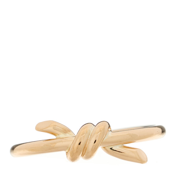 18K Rose Gold Knot Ring 53 6.25