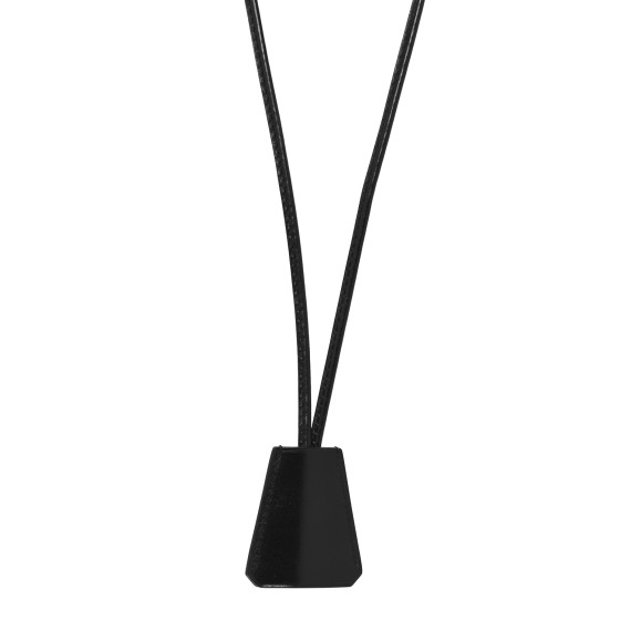 Box Clochette Long Necklace Black