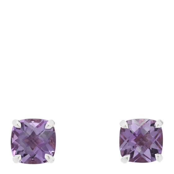 Sterling Silver Amethyst Sparklers Stud Earrings