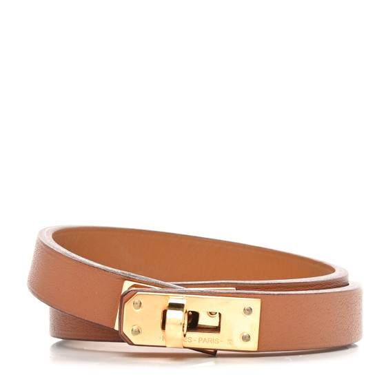 Swift Mini Kelly Double Tour Bracelet T1 Gold