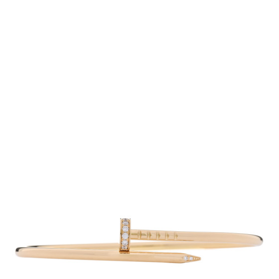 18K Yellow Gold Diamond Small Juste Un Clou Bracelet 16