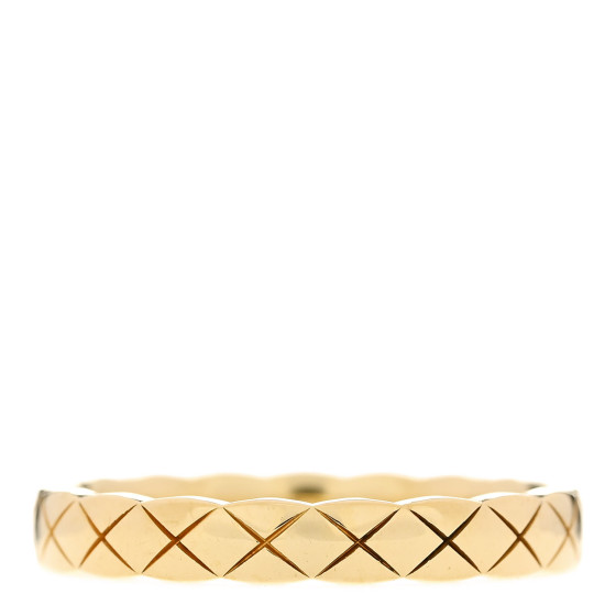 18K Yellow Gold Mini Coco Crush Ring 56 7.5