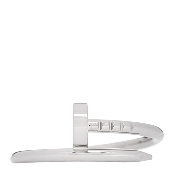 18K White Gold Small Juste Un Clou Ring 52 6