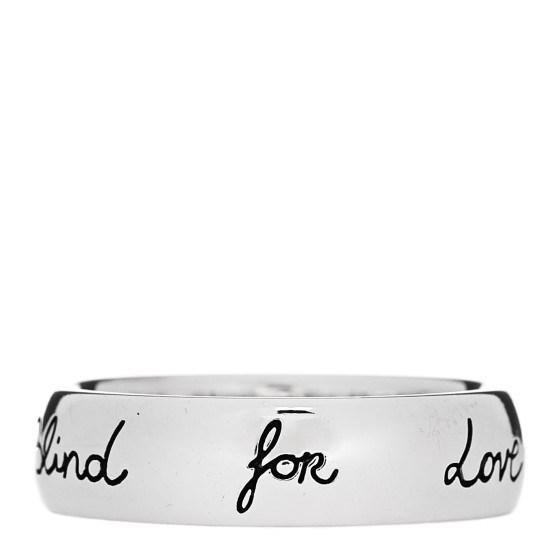 Sterling Silver Blind for Love Band Ring 50 5.5
