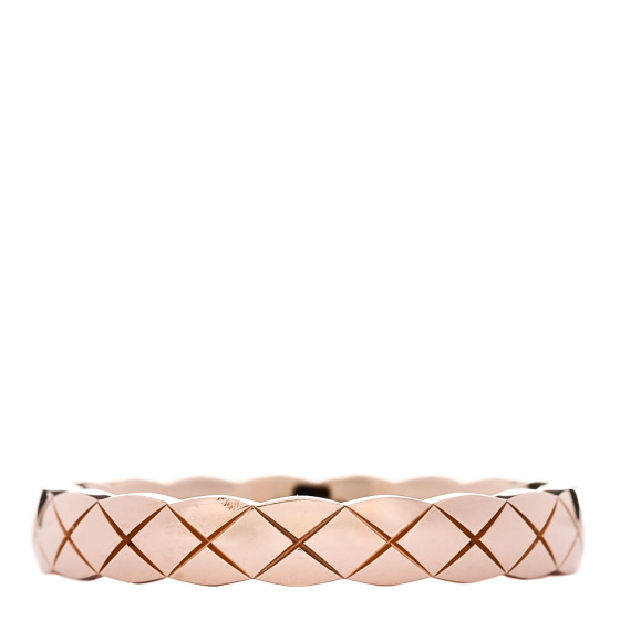 18K Beige Gold Mini Coco Crush Ring 55 7.25