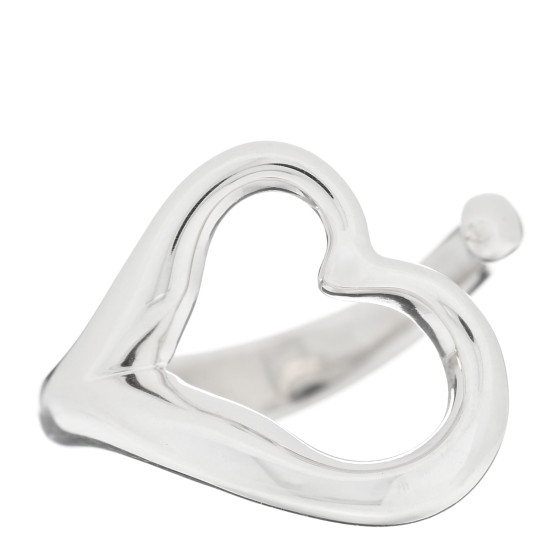 Sterling Silver Elsa Peretti Open Heart Ring 49 4.75