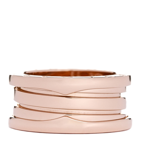 18K Rose Gold B.Zero1 Three-Band Ring 50 5.25