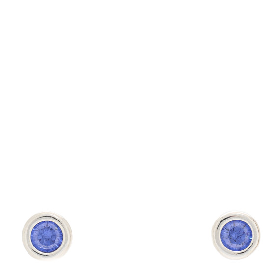 Sterling Silver Tanzanite Color By The Yard Earrings