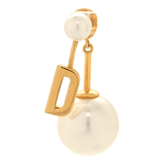 Pearl My ABCDior D Tribale Earring Gold