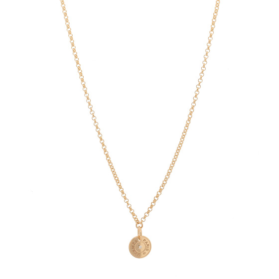 18K Rose Gold Diamond Gambade Clou de Selle Necklace
