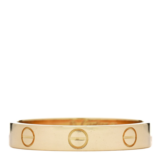 18K Yellow Gold 3.5mm LOVE Wedding Band Ring 59 8.75
