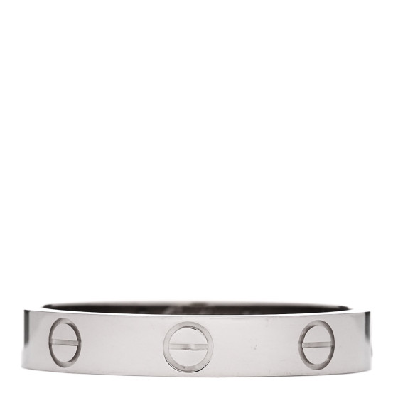 18K White Gold 3.5mm LOVE Wedding Band Ring 59 8.75