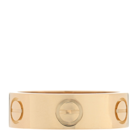 18K Yellow Gold 5.5mm LOVE Ring 50 5.5